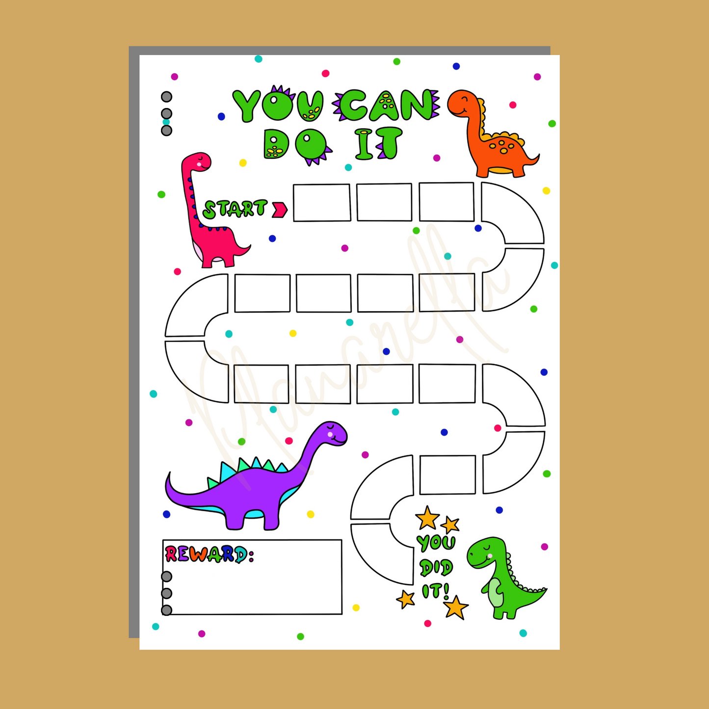 Personalised Dinosaur Reward Book Set