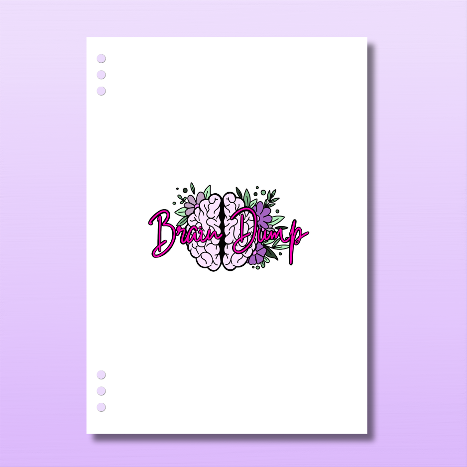 Mental Health Set - 6 Month Bundle - 54 Page Inserts & Divider
