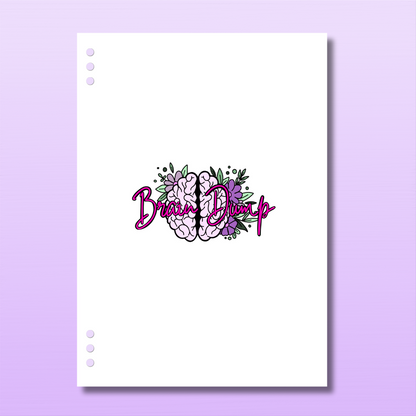 Mental Health Set - 6 Month Bundle - 54 Page Inserts & Divider