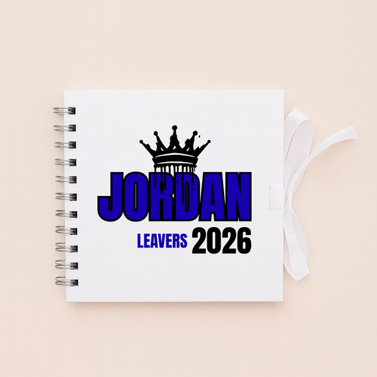 Personalised School Leavers Memory Scrap Book - Street King