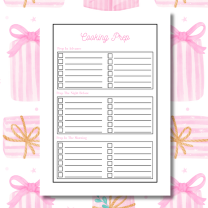 Pink Presents Christmas Planner