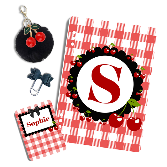 Personalised Planner Accessory Kit - Very Cherry