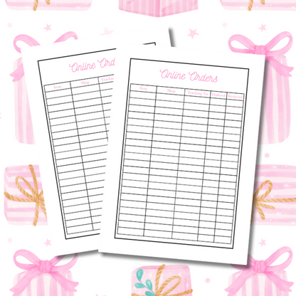 Pink Presents Christmas Planner