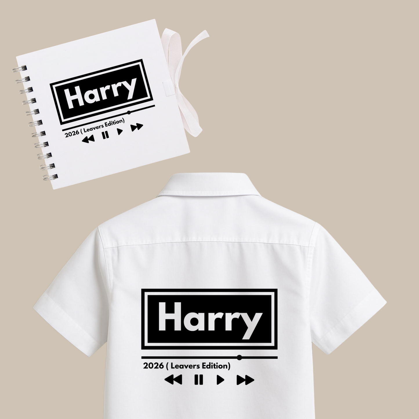 Personalised School Leavers Shirt - Music Playlist