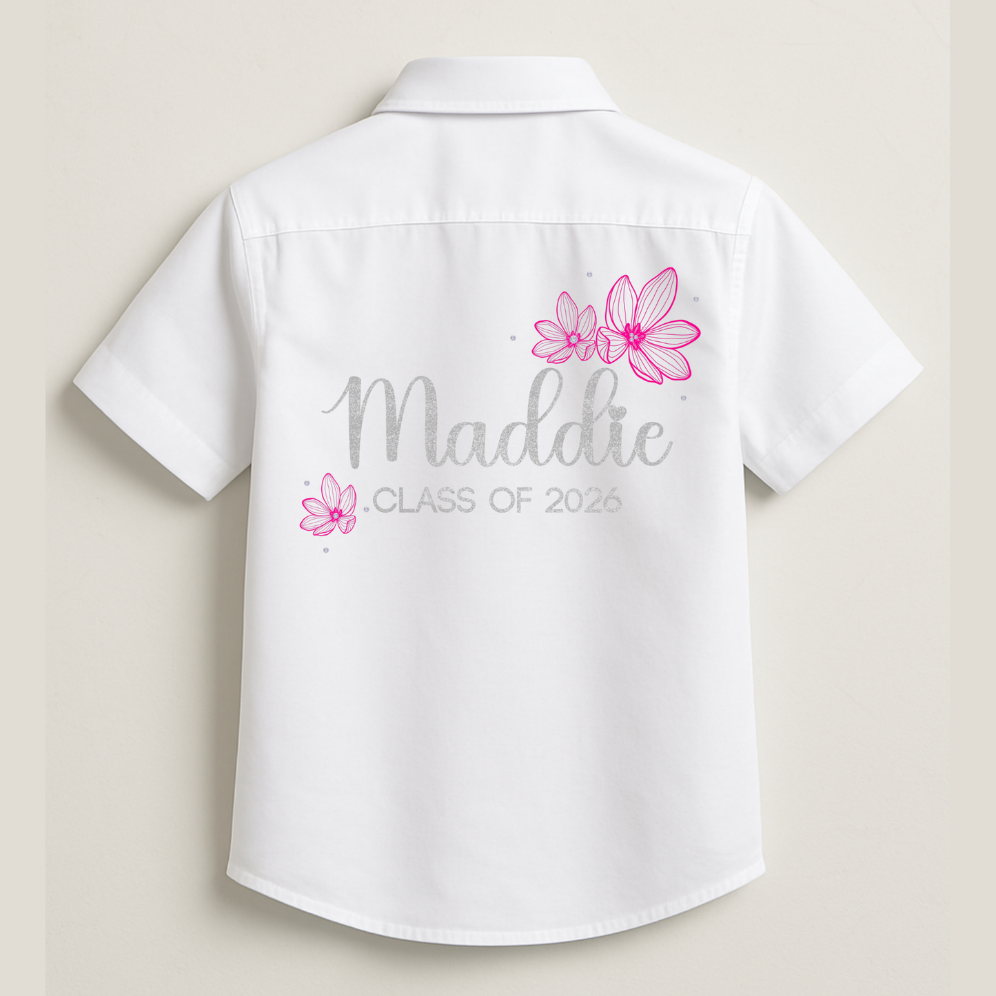 Personalised School Leavers Shirt - Pretty Lilly