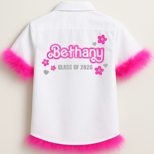 Personalised School Leavers Shirt - Baby Doll