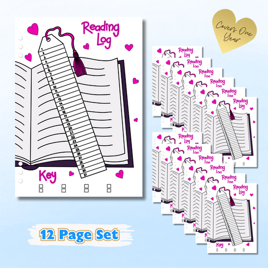 Reading Log - 12 Page Refill Set