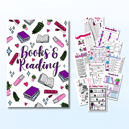 Books & Reading - Mega Refill Pack - 43 Page Bundle + 12 Bookmarks