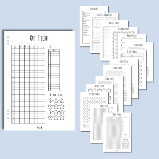 Health & Fitness Bundle - Set of 15 Page Inserts
