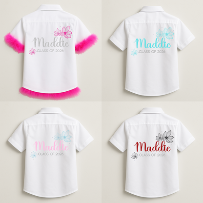 Personalised School Leavers Shirt - Pretty Lilly