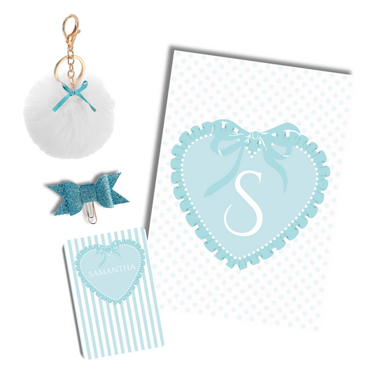 Personalised Planner Accessory Kit - Darling Blue