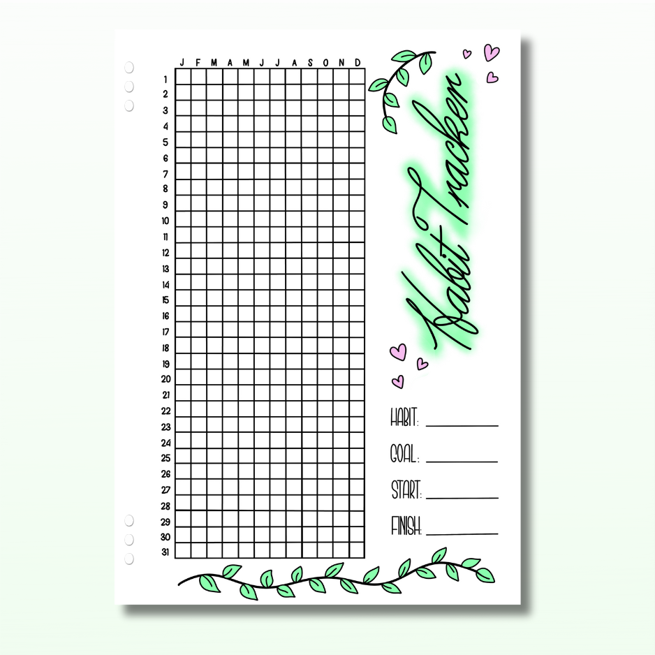 Habit Tracker - Single Page
