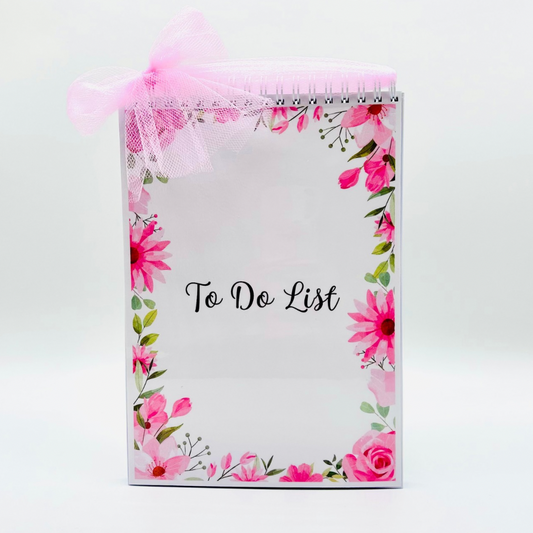 To Do List Notepad - Garden Roses