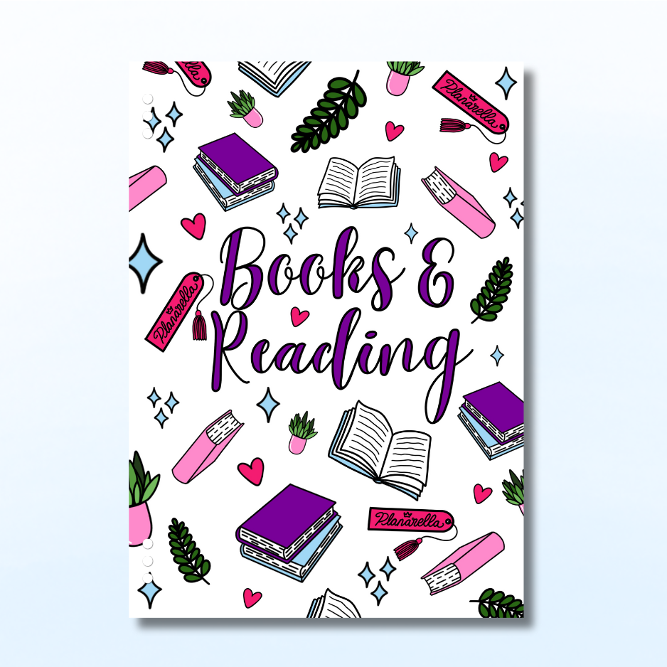 Books & Reading - Starter Set - 11 Page Bundle + Divider Cover