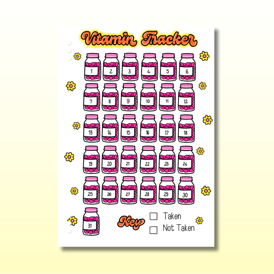 Vitamin Tracker - Single Page