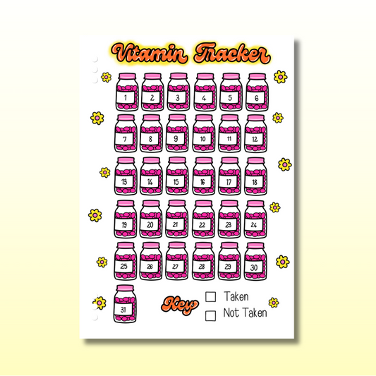 Vitamin Tracker - Single Page