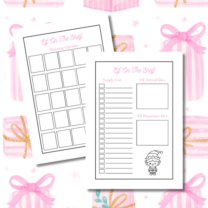Pink Presents Christmas Planner