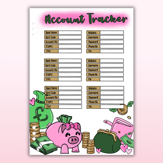 Account Tracker- Single Page