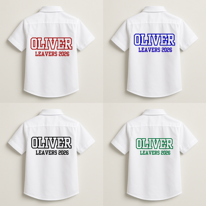 Personalised School Leavers Shirt - Star Striker
