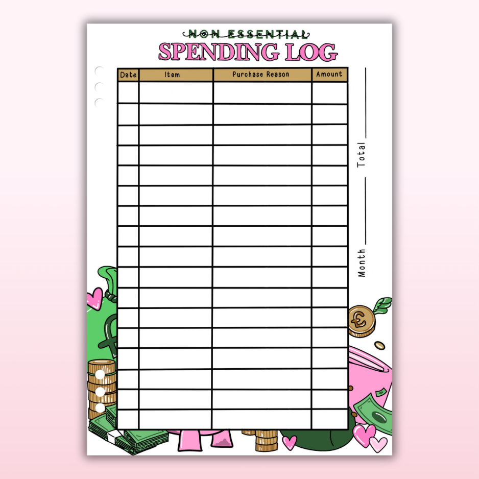 Money & Savings Set - 1 Year Bundle - 97 Page Inserts & 13 Dividers
