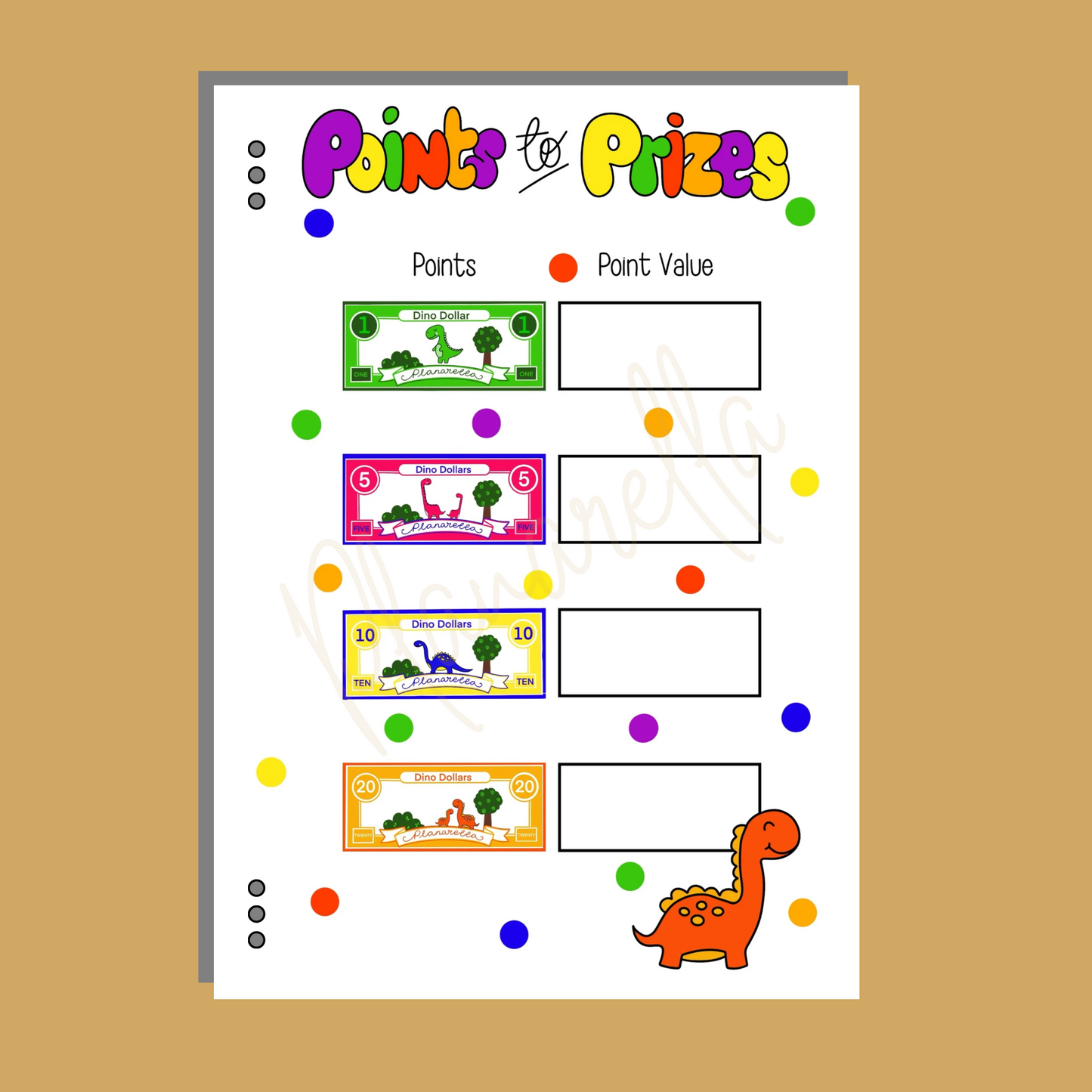 Personalised Dinosaur Reward Book Set