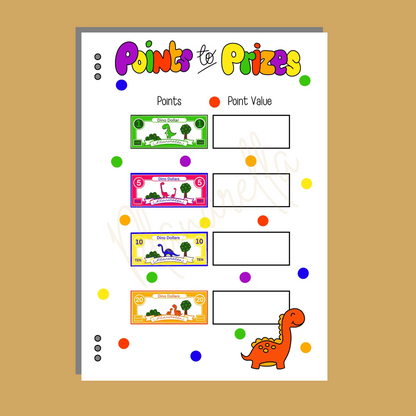 Personalised Dinosaur Reward Book Set