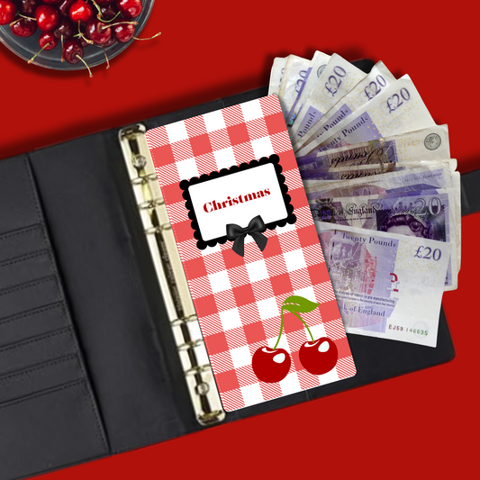 Customisable Cash Stuffing Envelope Wallets - Set of 5 - Very Cherry