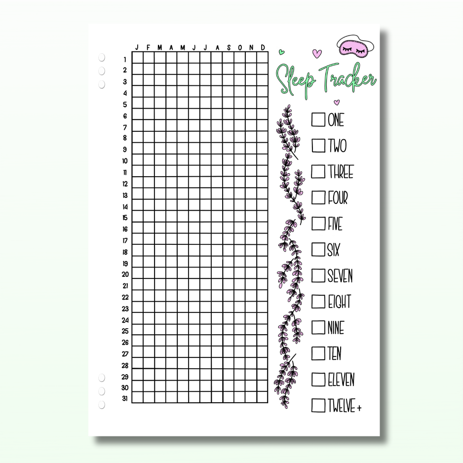 Sleep Tracker - Single Page