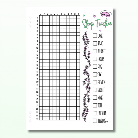 Sleep Tracker - Single Page