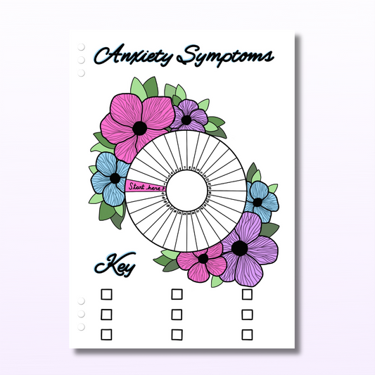 Anxiety Symptoms Tracker - Single Page