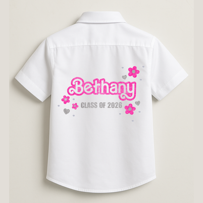 Personalised School Leavers Shirt - Baby Doll