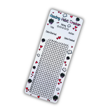 Book Tracker Bookmark - Set of 12
