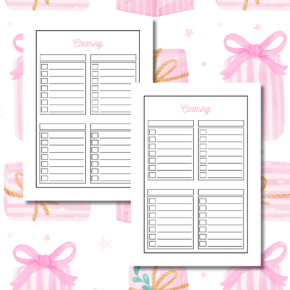 Pink Presents Christmas Planner