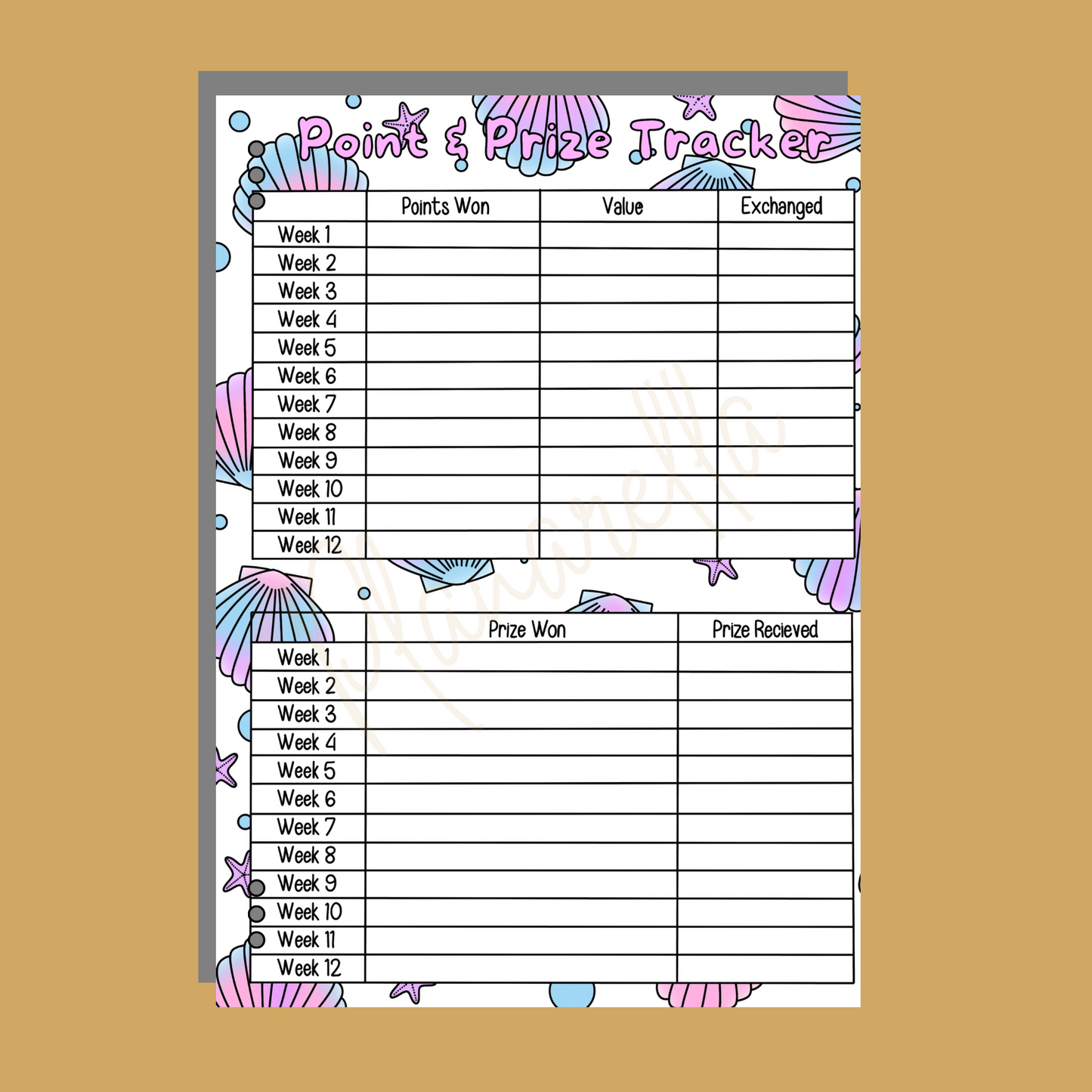 Personalised Mermaid Kids Reward Book Set