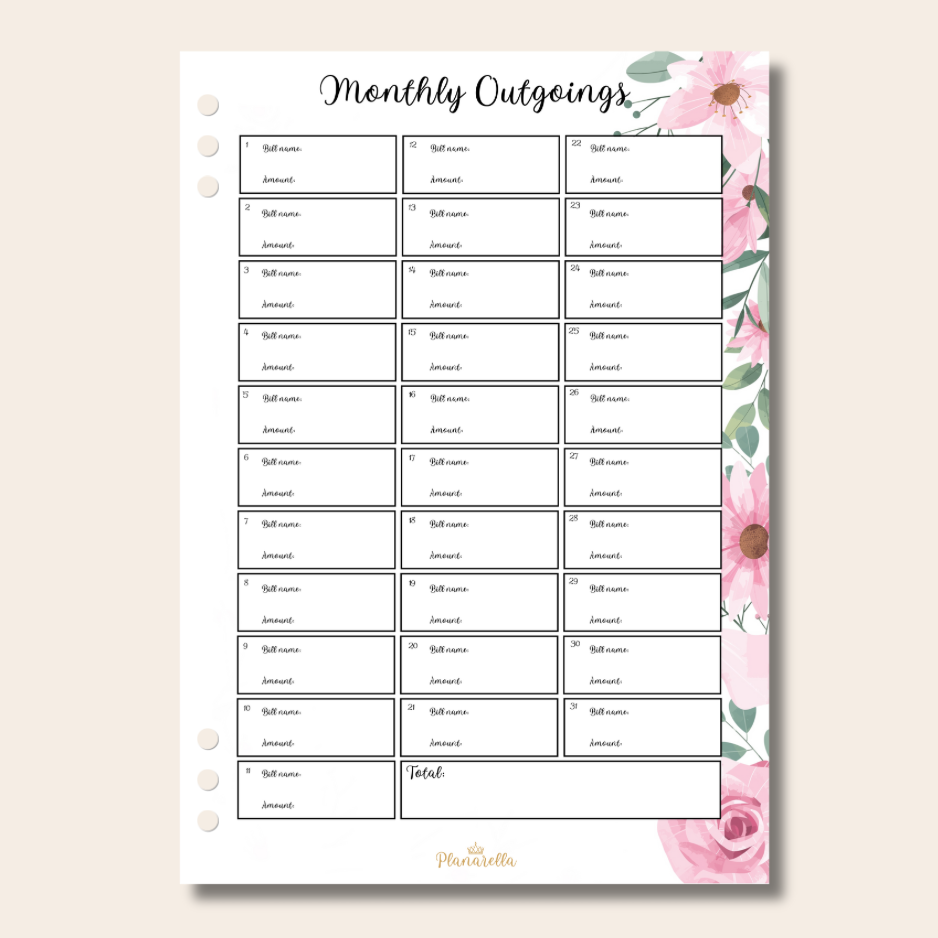 Essentials Pack - Garden Roses - Set of 9 Page Inserts