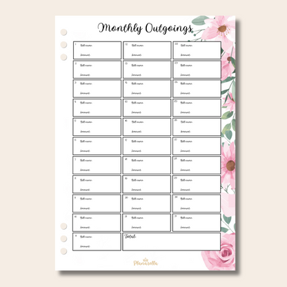 Essentials Pack - Garden Roses - Set of 9 Page Inserts
