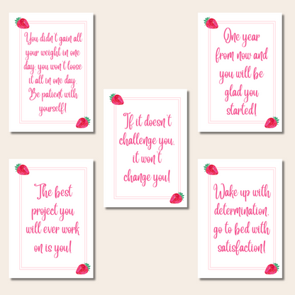 Strawberry Sparkles Diet Starter Kit - Gold - Optional Personalisation