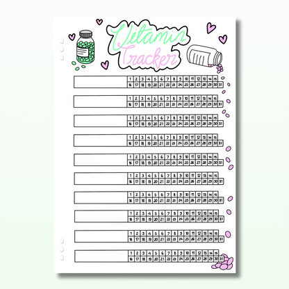 Ultimate Self Care Page Set - 6 Month Bundle - 56 Page Set