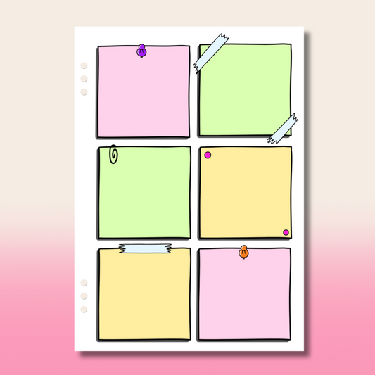 Sticky Notes - Single Page