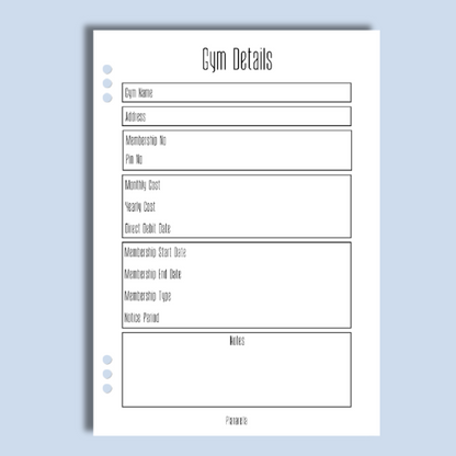 Health & Fitness Bundle - Set of 15 Page Inserts