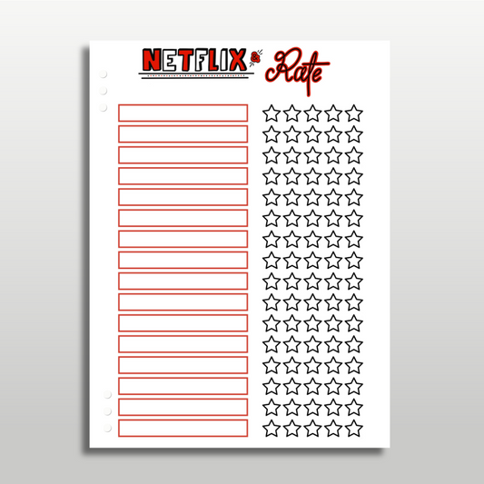 Netflix & Rate - Single Page