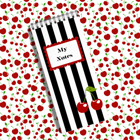 My Notes - Slim Notepad - Very Cherry