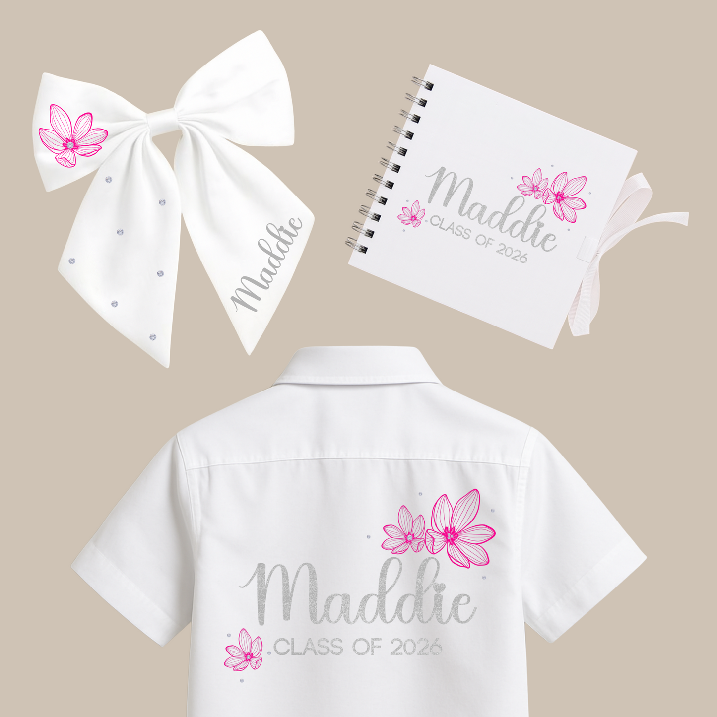 Personalised School Leavers Shirt - Pretty Lilly