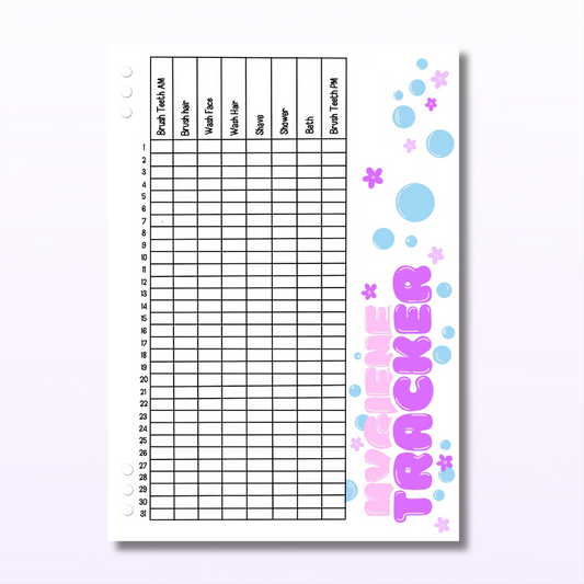 Hygiene Tracker - Single Page