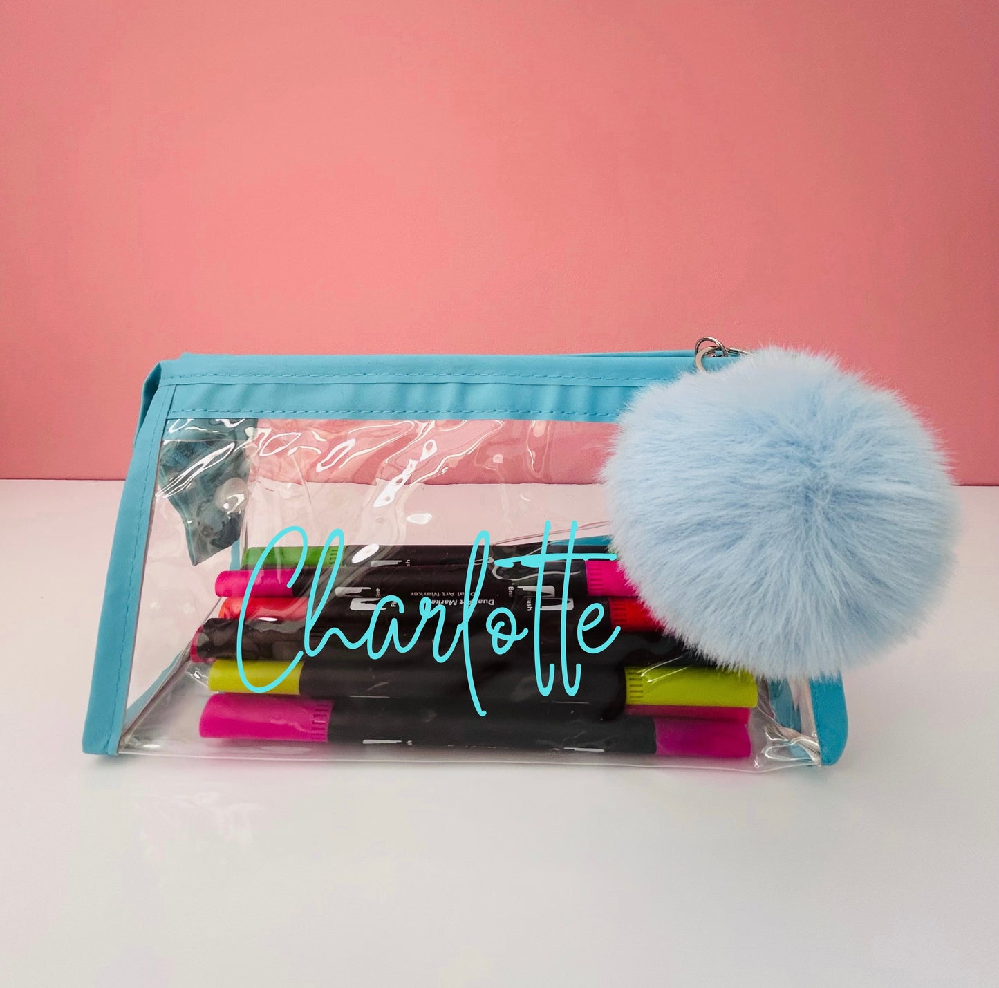 Personalised PVC Pencil Case - Personalisation Optional